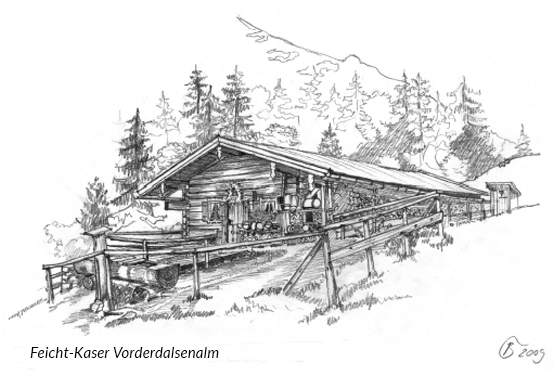 Feicht-Kaser Vorderdalsenalm