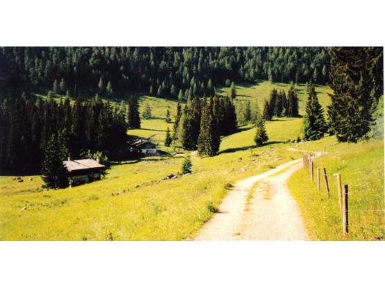 Schweizer Hütte links, dahinter Penzmüllerkaser