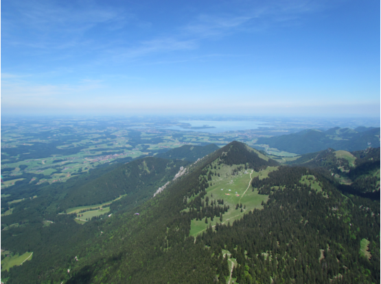 Die Riesenalm vom Gleitschirm aus, 2013