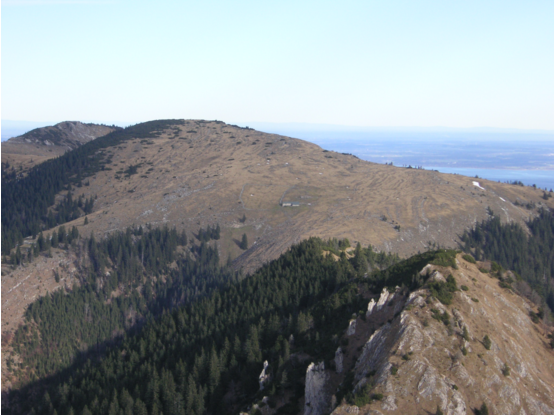 Blick vom Spitzstein aus auf Feichten